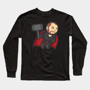 Thor : cute chibi Long Sleeve T-Shirt